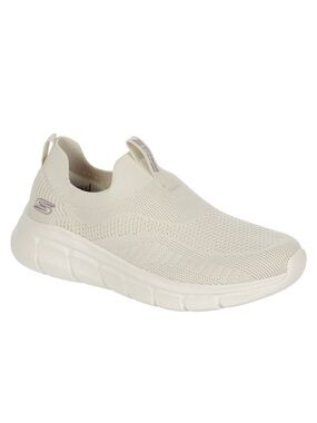 Skechers Ultra Flex Slip-On Knit Sneaker Off White Size: 8 New With Box